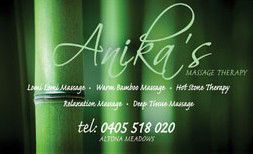Anikas Massage Therapy - Accommodation NSW 0
