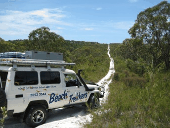 Beach trekkers North Stradbroke Island - Accommodation NSW