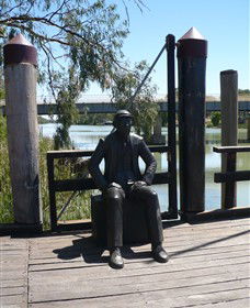 Captain John Egge Statue - Accommodation NSW 0