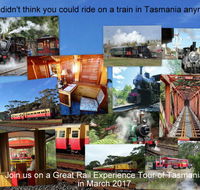 Great Rail Experiences  Tasmania Tour 2017 - Accommodation NSW