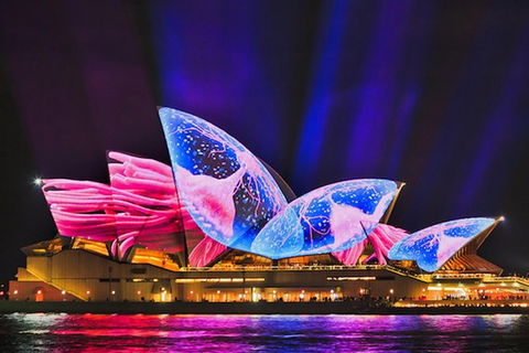 Vivid 90-Minute Sydney Harbour Small Group Catamaran Cruise - Accommodation NSW 0