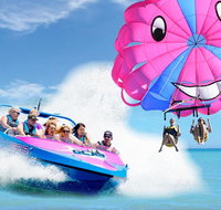 Gold Coast Tandem Parasail  V8 Jetboat Combo - 1 Location - Accommodation NSW