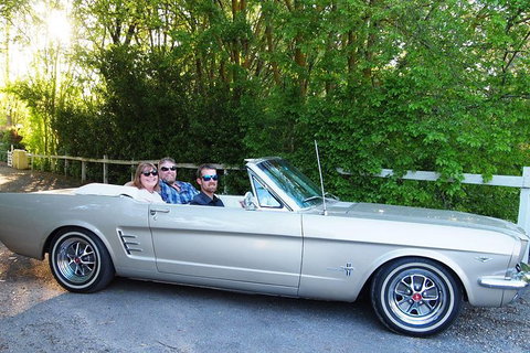 Classic Mustang Convertible Barossa Valley Half Day Private Tour For 2 - Accommodation NSW 1