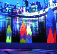 Family Fun Centres Black Light Mini Golf - Accommodation NSW