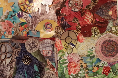 Online Live Streaming Class: Cut And Paste Creative Collage Fun - Accommodation NSW 0