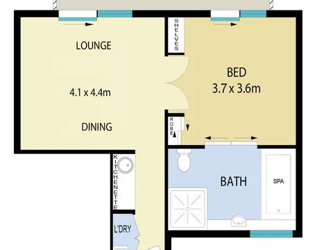 Villa Spa Executive 1br Burgundy Resort Condo Located Within Cypress Lakes Resort (nothing Is More Central) - Accommodation NSW 6