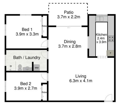 Spacious 2 Bedroom Beach Side Apartment - Close To Shopping Centre With Coles, Health Food Shop, Sushi, Pizza, Cafes, Hairdresse - Accommodation NSW 2