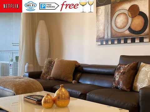 TERRACE LUX FULLY AIR 2 CAR FREE NETFLIX WIFI WINE - Accommodation NSW 0