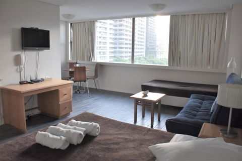Accommodation Sydney CBD - Hyde Park Plaza Park View 38 College Street Studio Apartment - Accommodation NSW 0