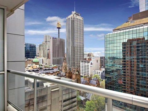 Accommodation Sydney - Kent Street Sydney CBD Top Floor 2 Bedroom Apartment With Balcony - Accommodation NSW 3