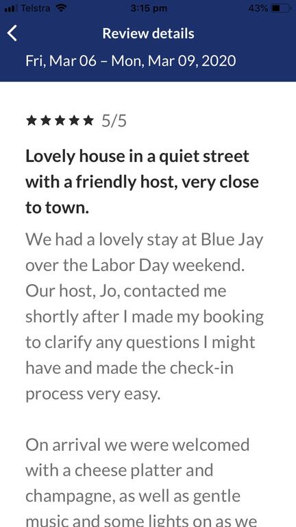 Blue Jay - Accommodation NSW 3