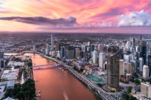 Brisbane City - Private Helicopter Sunset Flight - 25min - Accommodation NSW 4