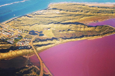 70-minute Pink Lake Scenic Flight - Accommodation NSW 1