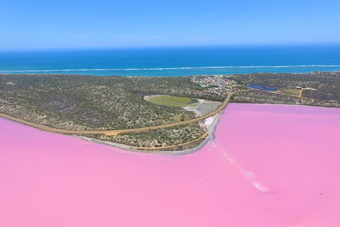 70-minute Pink Lake Scenic Flight - Accommodation NSW 2