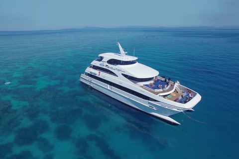 Full Day Reef Cruise Including 10 Minute Heli Scenic Flight: Get High Package - Accommodation NSW 4