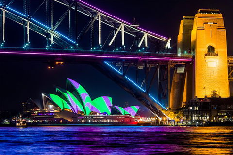 Vivid 90-Minute Sydney Harbour Catamaran Cruise With BYO Drinks - Accommodation NSW 2