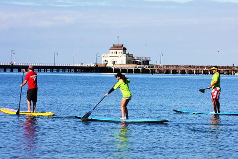 Private Stand-Up Paddle Board Lesson At St Kilda - Accommodation NSW 1