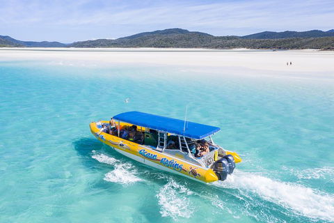 Great Barrier Reef Scenic Flight And Ocean Rafting Whitehaven Beach Day Trip - Accommodation NSW 5