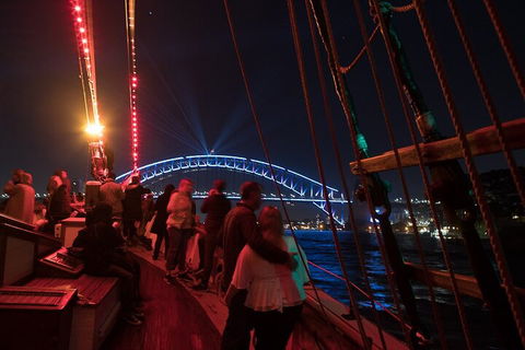Vivid Tall Ships Dinner Cruise On Sydney Harbour - Accommodation NSW 1