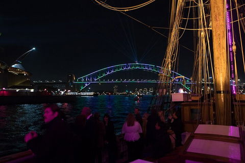 Vivid Tall Ships Dinner Cruise On Sydney Harbour - Accommodation NSW 3