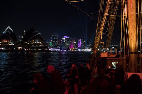 Vivid Tall Ships Dinner Cruise On Sydney Harbour - Accommodation NSW 4